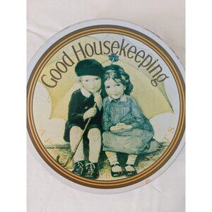 Good Housekeeping Tin: Round Collectible Storage Tin